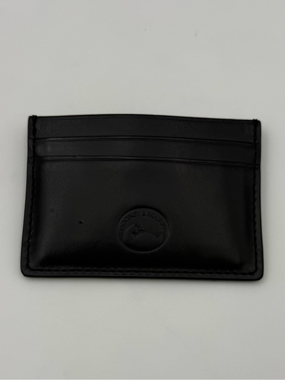 🦆DOONEY & BOURKE Black DUCK Concord Accessories Train License Holder Card Wallet